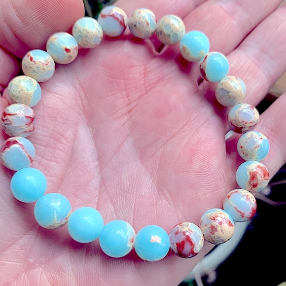 NWT 💕 | Empowerment Bracelet | Snakeskin Agate | Gemstone Crystal Bracelet 💖… - Picture 3 of 8